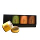 Coffret noir de 4 boites à thé